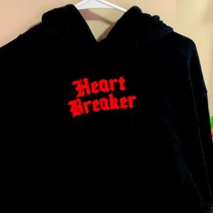 Heartbreaker cropped sweatshirt!
